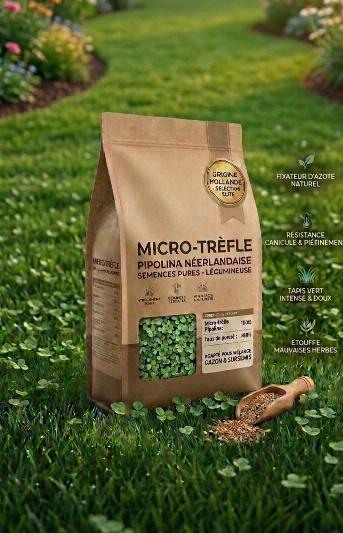 Semences de Micro-trèfle – L'Allié Écologique de votre Pelouse